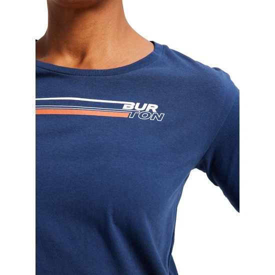 Damska Koszulka Burton Alverado (Dress Blue) SS22_5