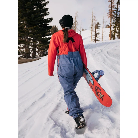 Damskie Spodnie Snowboardowe Burton Melter Bib (Slate Blue/Corallium) SS23_2