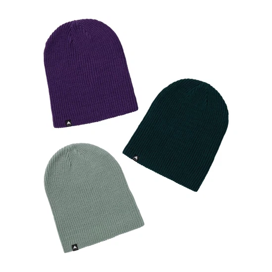 Czapka Zimowa Burton Recycled DND Beanie 3-Pack (Deep Emerald/Petrol Green/Imperial Purple) FW25_1