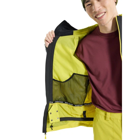 Kurtka Snowboardowa Burton Lodgepole (True Black/Sulfur) FW24_8