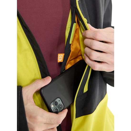 Kurtka Snowboardowa Burton Lodgepole (True Black/Sulfur) FW24_5