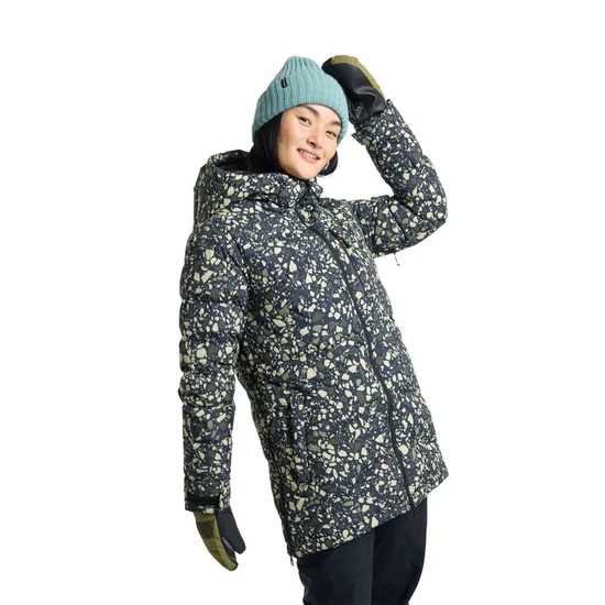 Damska Kurtka Snowboardowa Burton Loyil Down (Sediment) FW24_1