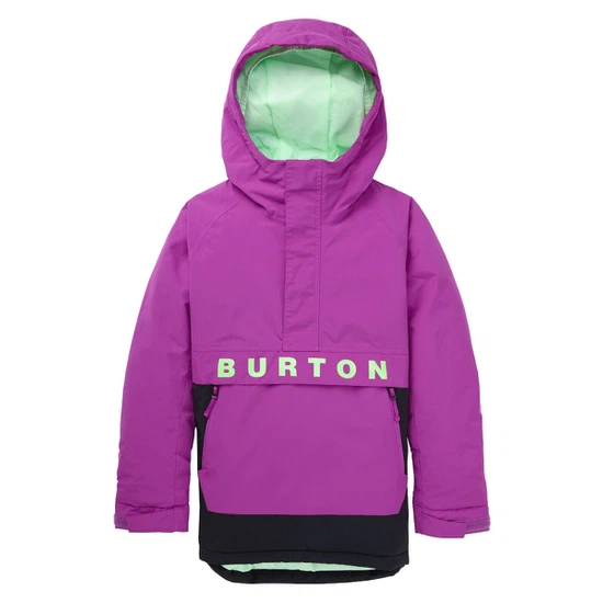 Dziecięca Kurtka Snowboardowa Burton Frostner Anorak (Vivid Viola/True Black) FW23_9 thumbnail