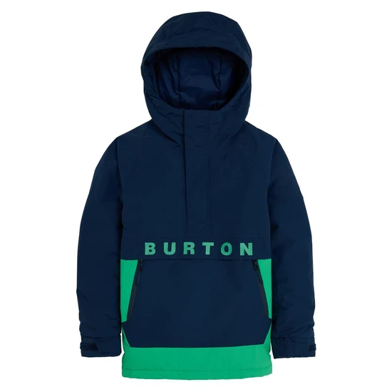 Dziecięca Kurtka Snowboardowa Burton Frostner Anorak (Dress Blue/Galaxy Green) FW24_8 thumbnail
