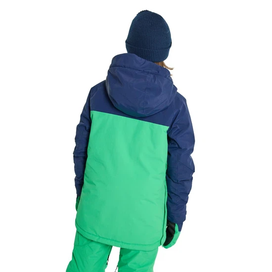 Dziecięca Kurtka Snowboardowa Burton Frostner Anorak (Dress Blue/Galaxy Green) FW24_2