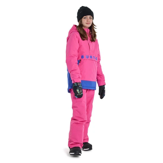 Dziecięca Kurtka Snowboardowa Burton Frostner Anorak (Fuchsia Fusion/Amparo Blue) FW24_3