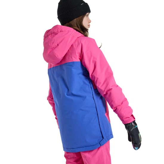 Dziecięca Kurtka Snowboardowa Burton Frostner Anorak (Fuchsia Fusion/Amparo Blue) FW24_2