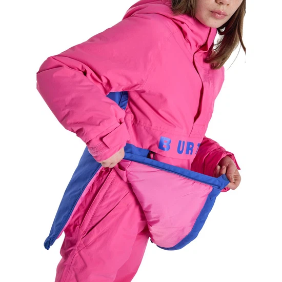 Dziecięca Kurtka Snowboardowa Burton Frostner Anorak (Fuchsia Fusion/Amparo Blue) FW24_5