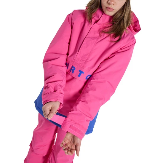 Dziecięca Kurtka Snowboardowa Burton Frostner Anorak (Fuchsia Fusion/Amparo Blue) FW24_7