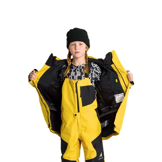 Dziecięca Kurtka Snowboardowa Burton GORE-TEX Powline (Goldenrod/True Black) FW25_11