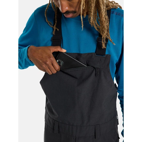 Spodnie Snowboardowe Burton Snowdial Bib (True Black) FW26_5