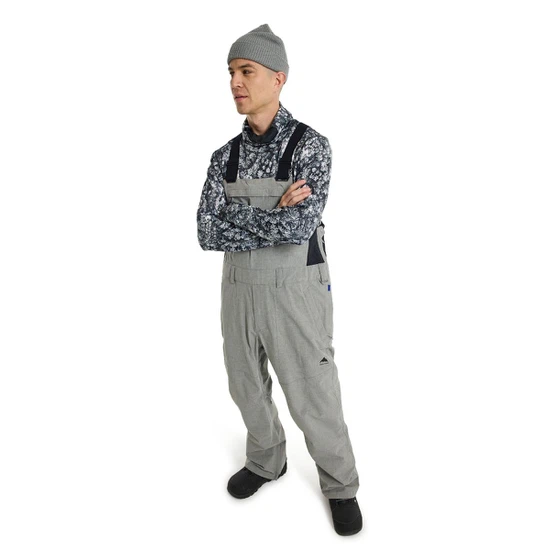 Spodnie Snowboardowe Burton Snowdial Bib (Sharkskin) FW24_1