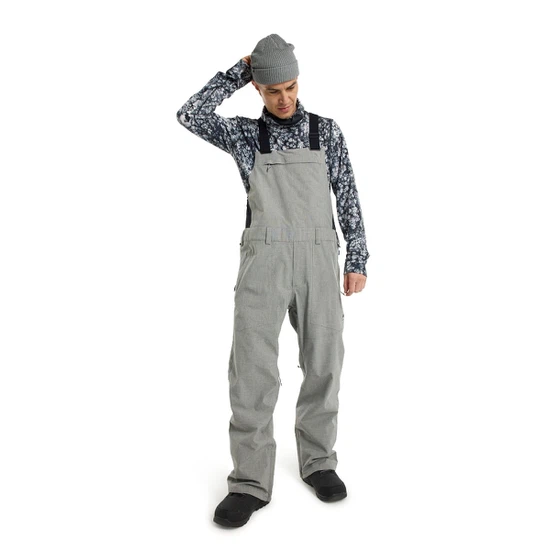 Spodnie Snowboardowe Burton Snowdial Bib (Sharkskin) FW24_2