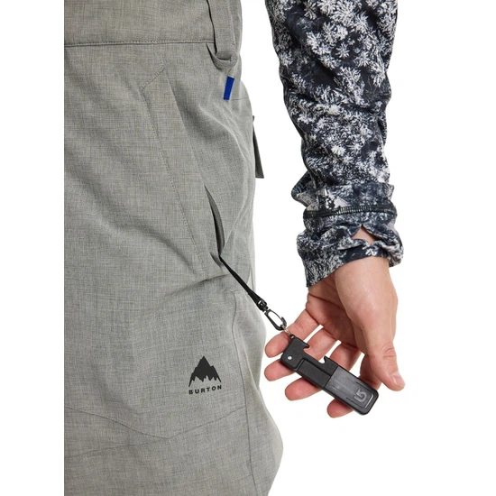 Spodnie Snowboardowe Burton Snowdial Bib (Sharkskin) FW24_4