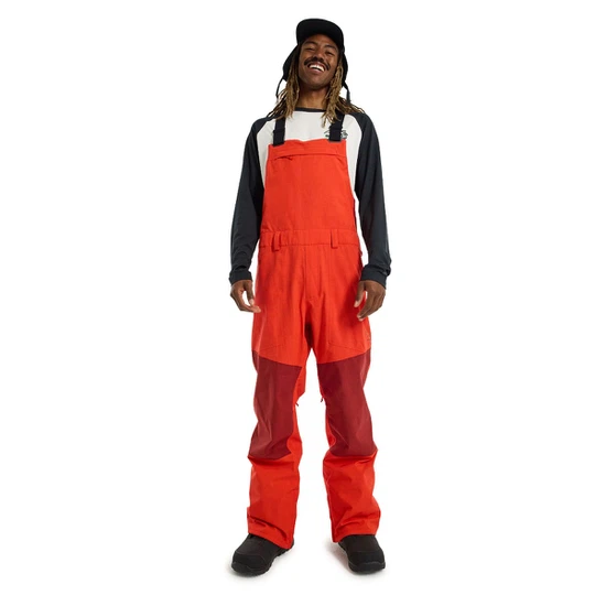 Spodnie Snowboardowe Burton Snowdial Bib (Tomato/Sun Dried Tomato) FW23_2 thumbnail