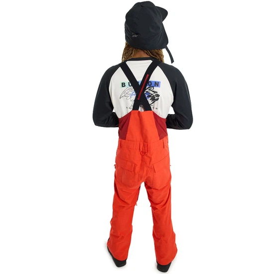 Spodnie Snowboardowe Burton Snowdial Bib (Tomato/Sun Dried Tomato) FW23_3