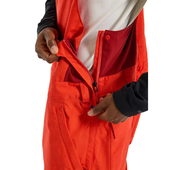Spodnie Snowboardowe Burton Snowdial Bib (Tomato/Sun Dried Tomato) FW23_4