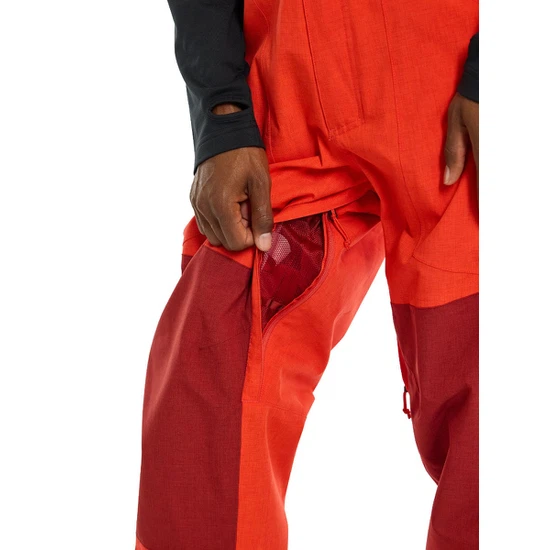 Spodnie Snowboardowe Burton Snowdial Bib (Tomato/Sun Dried Tomato) FW23_5