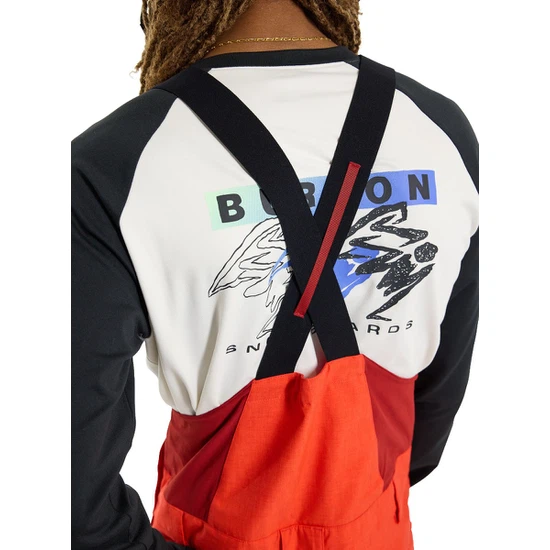 Spodnie Snowboardowe Burton Snowdial Bib (Tomato/Sun Dried Tomato) FW23_7