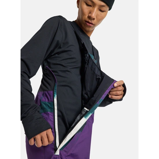 Spodnie Snowboardowe Burton Snowdial Bib (Forest Chalk) FW25_4 thumbnail