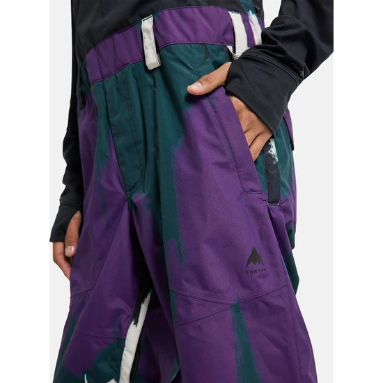 Spodnie Snowboardowe Burton Snowdial Bib (Forest Chalk) FW25_7 thumbnail