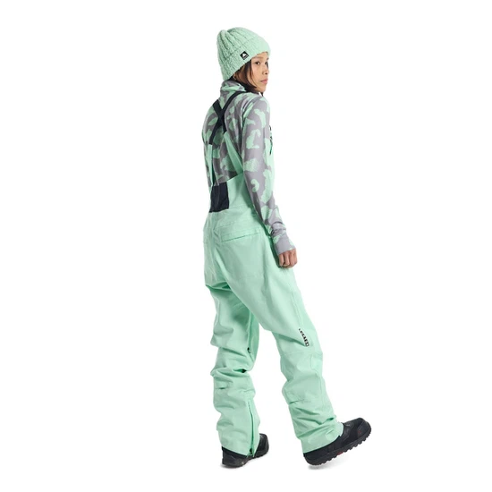 Damskie Spodnie Snowboardowe Burton Reserve Stretch 2L Bib (Jewel Green) FW23_3
