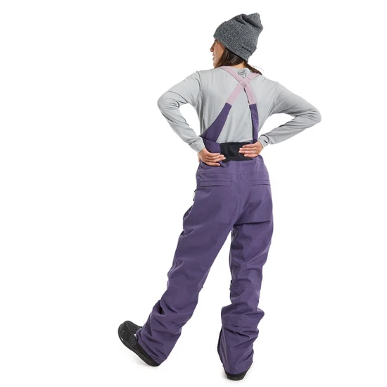 Damskie Spodnie Snowboardowe Burton Reserve Stretch 2L Bib (Violet Halo) FW23_3 thumbnail
