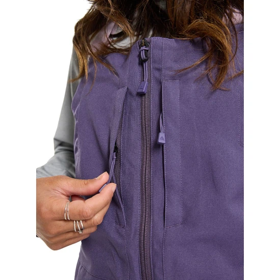 Damskie Spodnie Snowboardowe Burton Reserve Stretch 2L Bib (Violet Halo) FW23_4 thumbnail