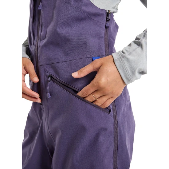 Damskie Spodnie Snowboardowe Burton Reserve Stretch 2L Bib (Violet Halo) FW23_5 thumbnail