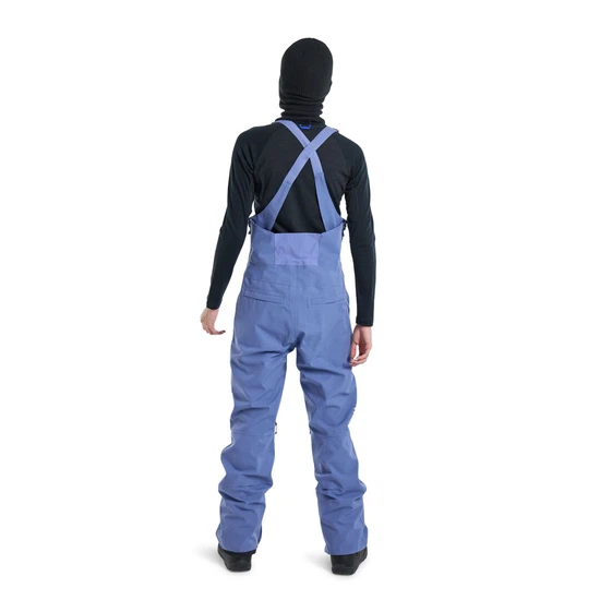 Damskie Spodnie Snowboardowe Burton Reserve Stretch 2L Bib (Slate Blue) FW24_3