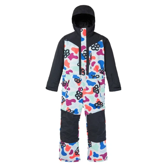 Dziecięcy Kombinezon Snowboardowy Burton One Piece (True Black/Flora Mirage) FW23_8