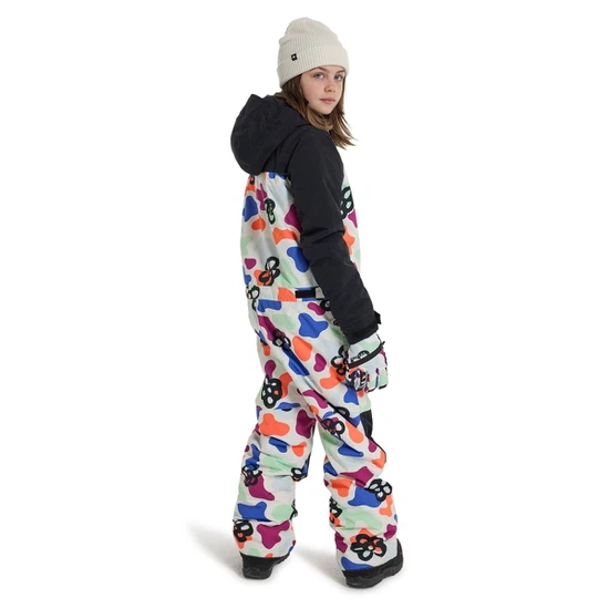 Dziecięcy Kombinezon Snowboardowy Burton One Piece (True Black/Flora Mirage) FW23_3