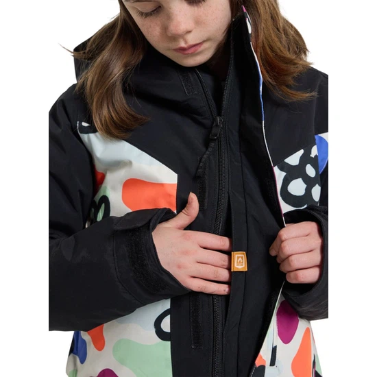 Dziecięcy Kombinezon Snowboardowy Burton One Piece (True Black/Flora Mirage) FW23_5