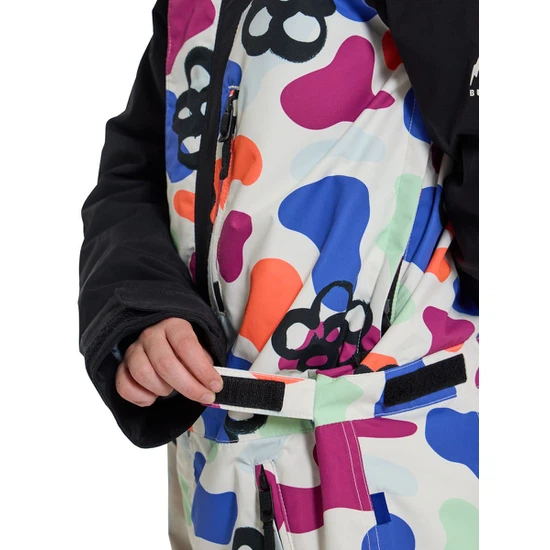 Dziecięcy Kombinezon Snowboardowy Burton One Piece (True Black/Flora Mirage) FW23_7 thumbnail