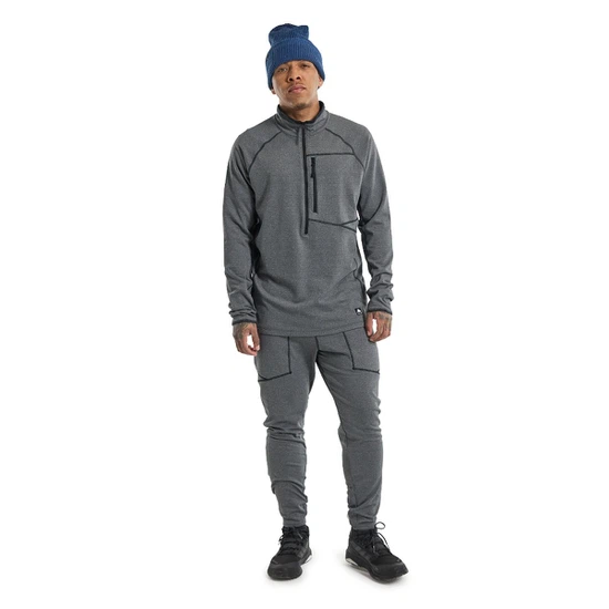 Bielizna Aktywna Burton Stockrun Grid Half-Zip (True Black) FW24_3 thumbnail
