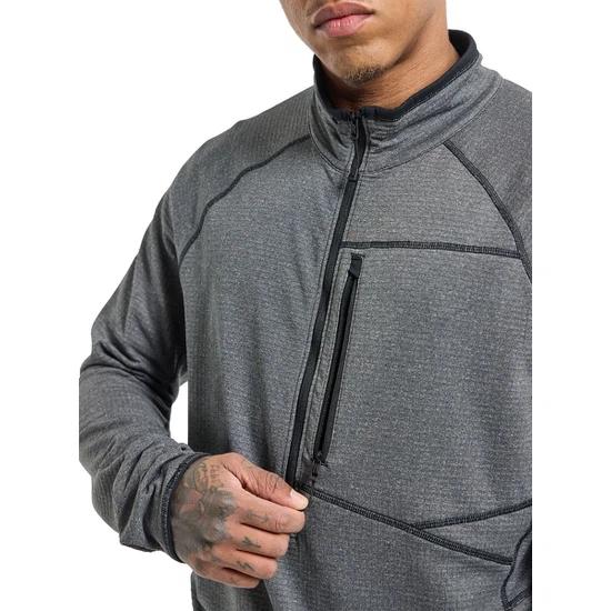 Bielizna Aktywna Burton Stockrun Grid Half-Zip (True Black) FW24_4 thumbnail