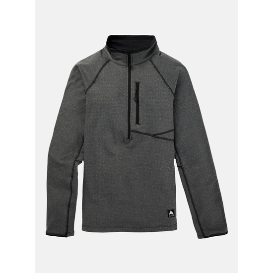 Damskia Bielizna Aktywna Burton Stockrun Grid Half-Zip (True Black) FW24_5 thumbnail