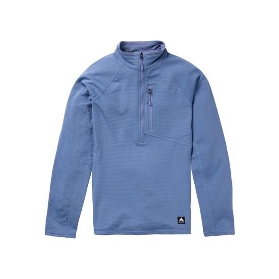 Damskia Bielizna Aktywna Burton Stockrun Grid Half-Zip (Slate Blue) FW24_5