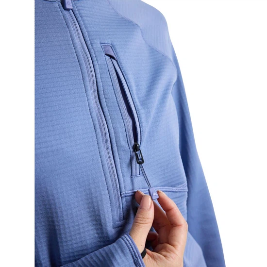 Damskia Bielizna Aktywna Burton Stockrun Grid Half-Zip (Slate Blue) FW24_4