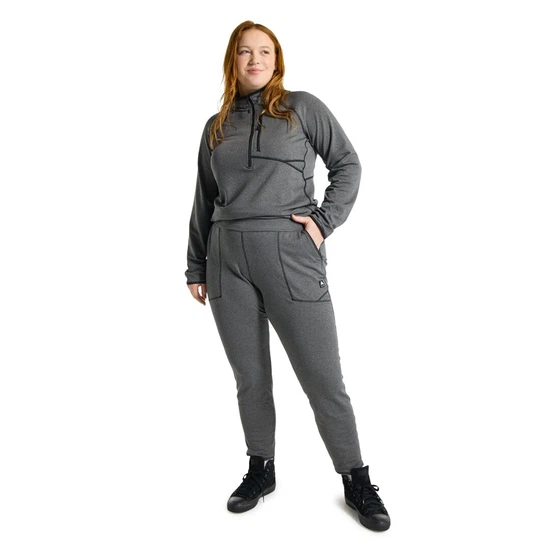 Damskie Spodnie Aktywne Burton Stockrun Grid (True Black) FW24_2