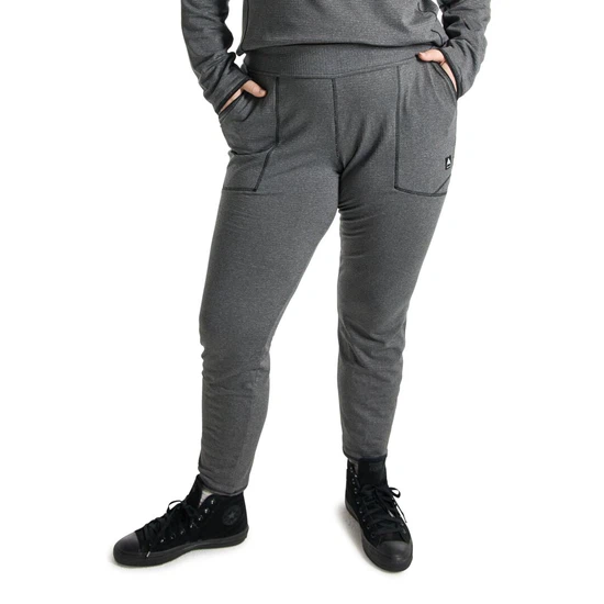 Damskie Spodnie Aktywne Burton Stockrun Grid (True Black) FW24_1