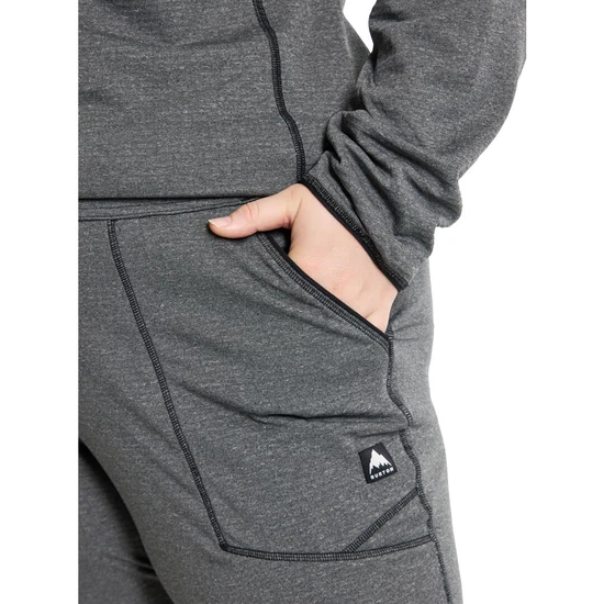 Damskie Spodnie Aktywne Burton Stockrun Grid (True Black) FW24_4