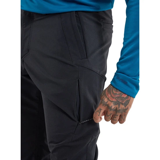 Ocieplane Spodnie Burton Shelter Brushed (True Black) FW23_4 thumbnail
