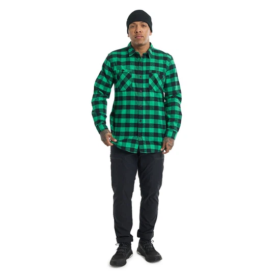 Koszula Flanelowa Burton Favorite (Clover Green Buffalo Plaid) FW23_4 thumbnail
