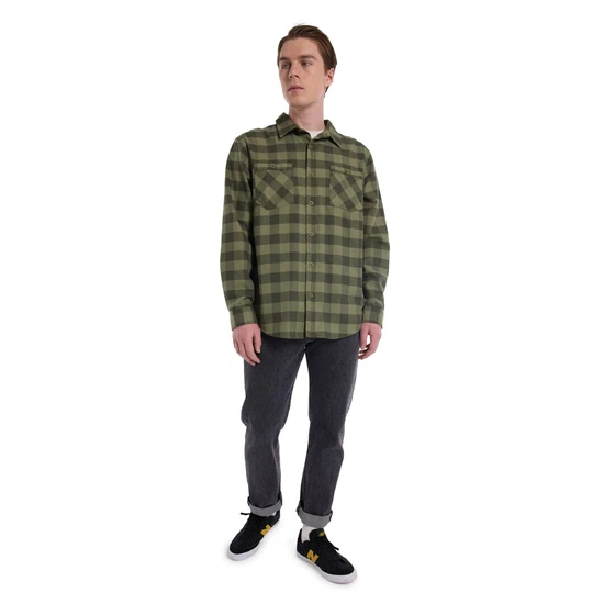 Koszula Flanelowa Burton Favorite (Forest Moss Buffalo Plaid) FW24_3