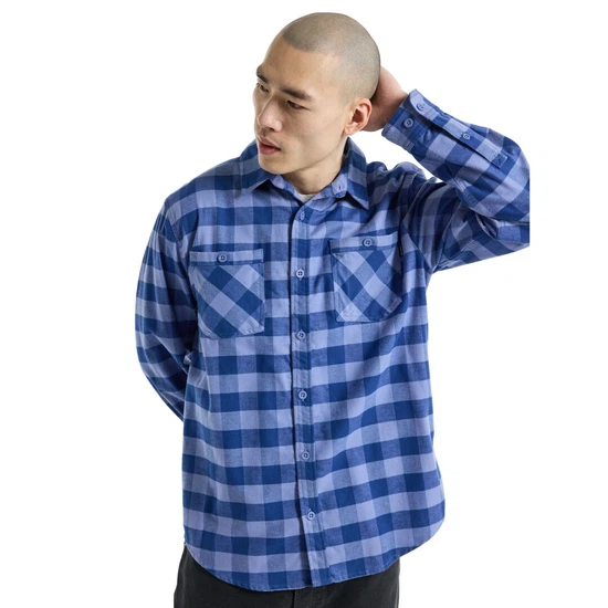 Koszula Flanelowa Burton Favorite (Slate Blue Buffalo Plaid) FW24_1 thumbnail