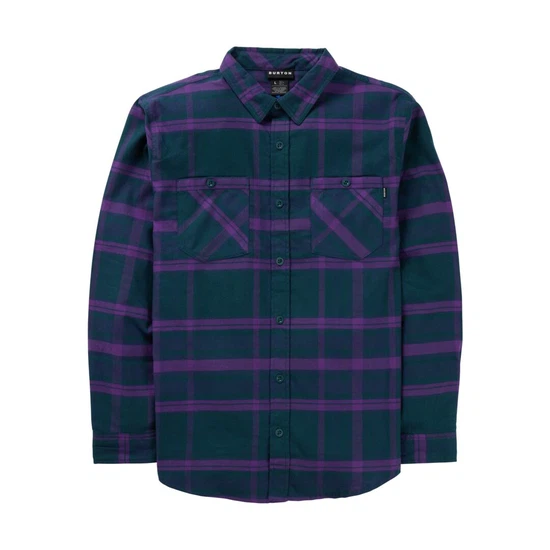 Koszula Flanelowa Burton Favorite (Deep Emerald/Imperial Purple Plaid) FW25_5 thumbnail