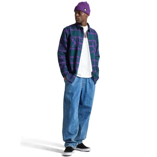 Koszula Flanelowa Burton Favorite (Deep Emerald/Imperial Purple Plaid) FW25_4 thumbnail