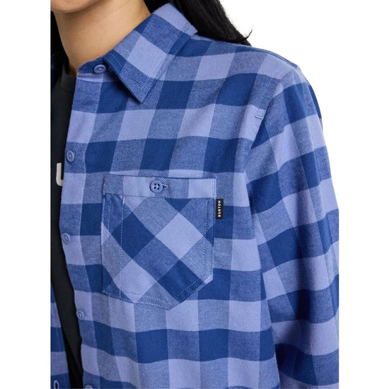 Damska Koszula Flanelowa Burton Favorite (Slate Blue Buffalo Plaid) FW24_4 thumbnail