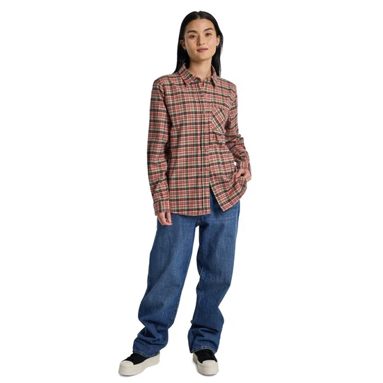 Damska Koszula Flanelowa Burton Favorite (Peach Echo Check) FW25_4 thumbnail